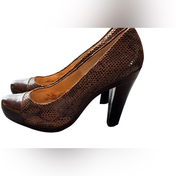 Michael Kors Snakeskin Leather Heels – Size 7.5 - Picture 1 of 4